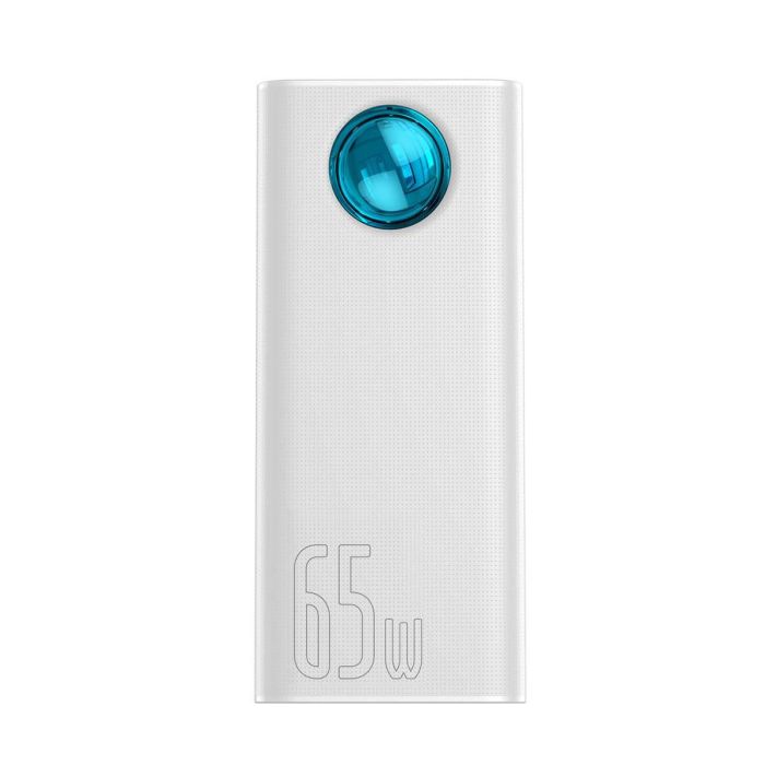 Baseus Amblight 30000 mAh powerbank valkoinen