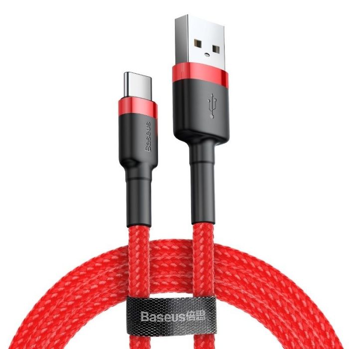 Baseus Cafule USB-C kaapeli 0,5m 3A - punainen