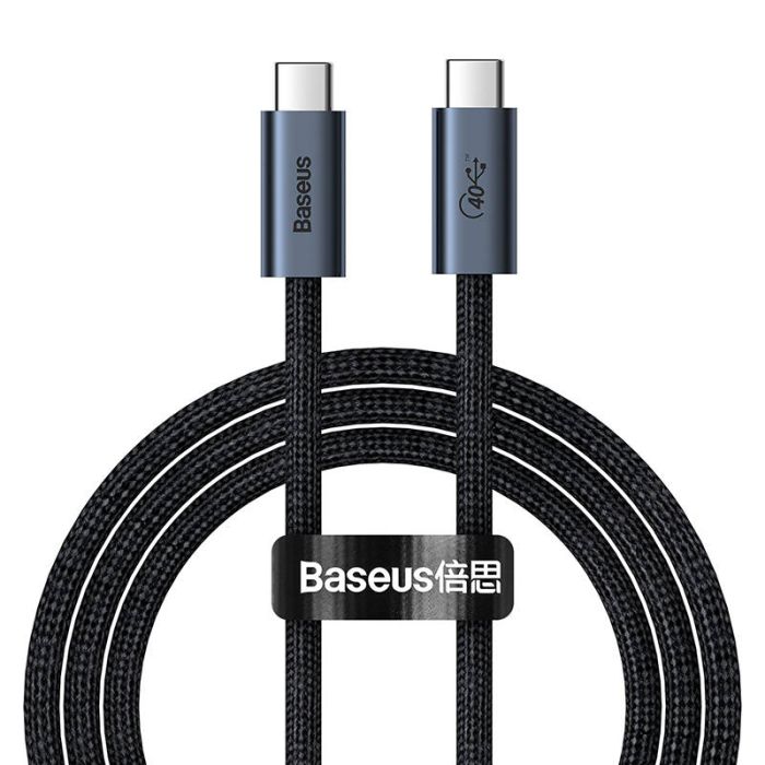 Baseus USB 4 Flash Kaapeli USB-C - USB-C - 100W - 1m