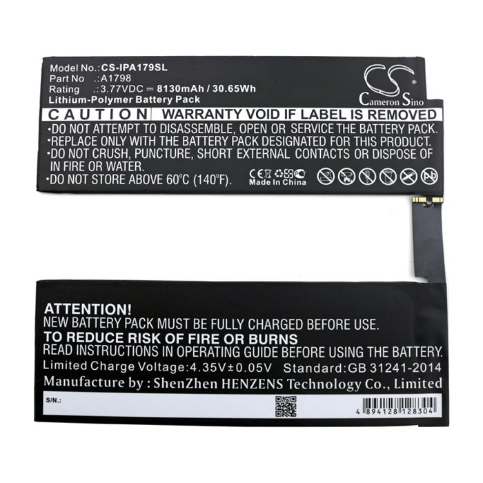 Apple iPad Pro 10.5" 2017 Akku 8130mAh