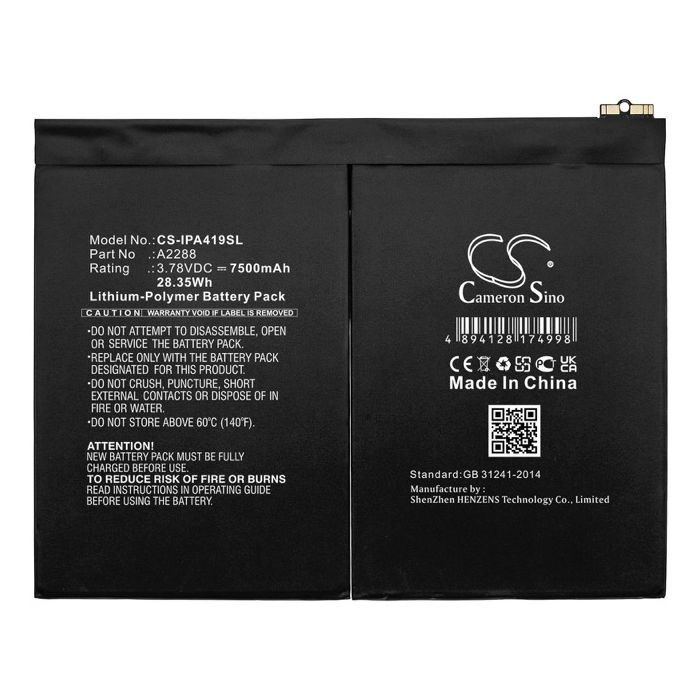 Apple iPad Air 4 akku 7500 mAh