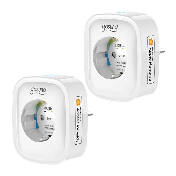 Gosund SP1-H Wifi älypistorasia 2 kpl - HomeKit