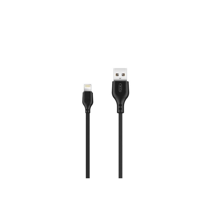 XO NB103 USB Lightning kaapeli 2m 2A - musta