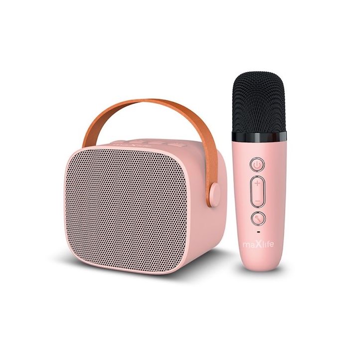 Maxlife MXKS-100 Bluetooth langaton karaoke kaiutin - Pinkki