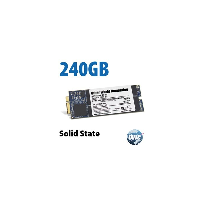 OWC Aura 6G SSD 250GB Macbook Pro Retina 2012 / Early 2013