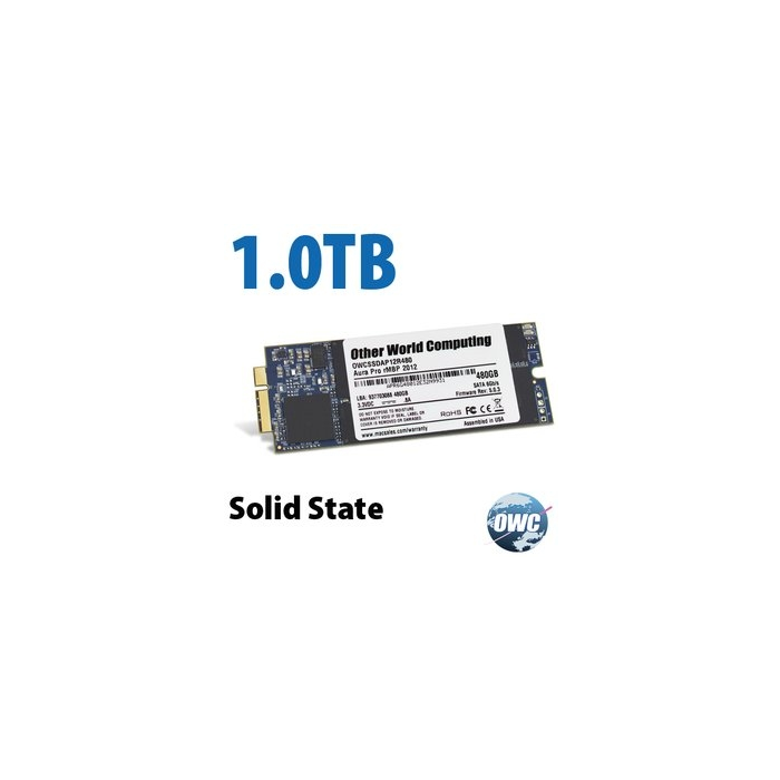 OWC Aura Pro 6G SSD 1TB Macbook Pro Retina 2012 / Early 2013