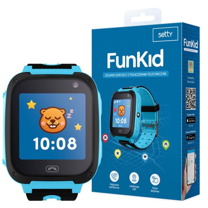 Setty FunKid SD-100 lasten älykello sininen Setty FunKid SD-100 lasten älykello sininen