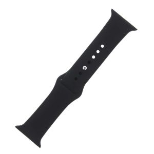 Apple Watch Silikoniranneke M / L  - 38 / 40 / 41 mm musta
