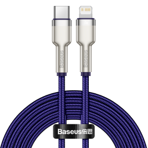 Baseus Cafule Metal USB- C - Lightning kaapeli 2m PD 20W - Violetti