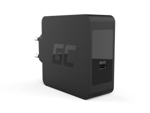 Green Cell Laturi USB-C 60W PD ja USB QC3.0 USB-C kaapelilla